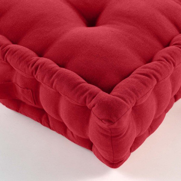 Piros ülőpárna Twily – douceur d'intérieur-image-1