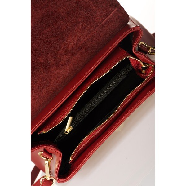 Marta piros bőrtáska - Federica Bassi-image-1