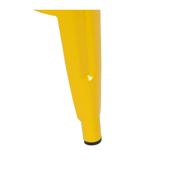 Sárga fém bárszék szett 2 db-os (ülésmagasság 61 cm) – Ixia-image-2