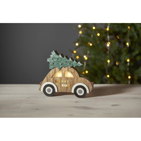 Natúr színű fénydekoráció karácsonyi mintával Billy – Star Trading-image-1