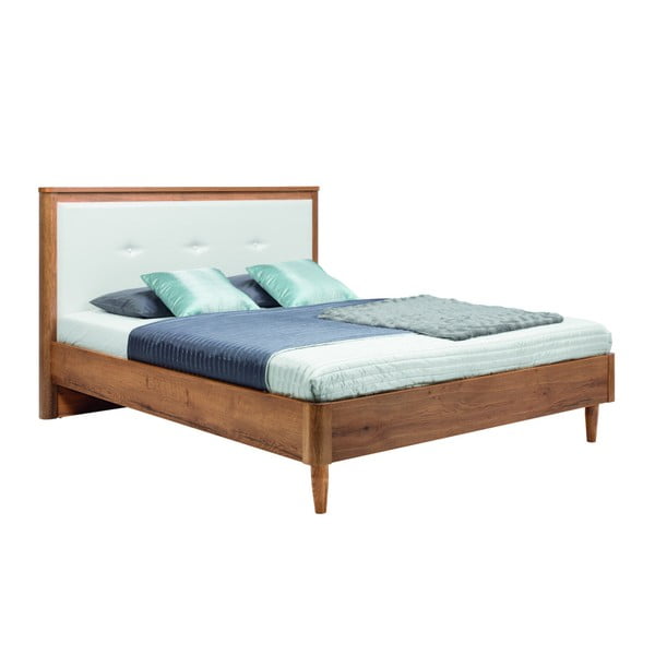 Scandi fehér kétszemélyes ágy, 180 x 200 cm - Mazzini Beds