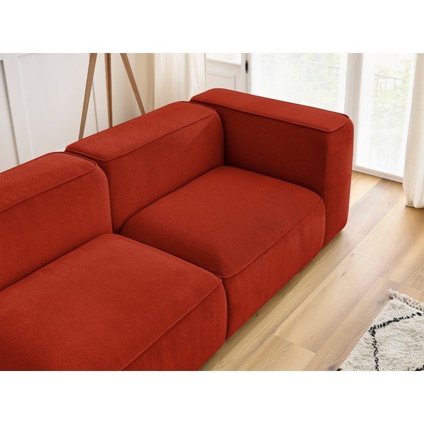 Téglavörös kanapé 345 cm Zephyr – Bobochic Paris-image-1