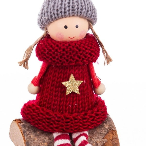 Karácsonyi figura Girl – Casa Selección-image-1