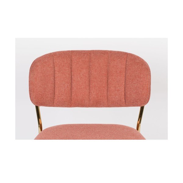 Rózsaszín bárszék szett 2 db-os 89 cm Jolien – White Label-image-1