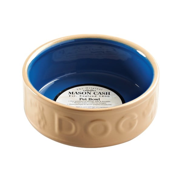 Cane Blue Dog agyagkerámia kutyatál, ø 15 cm - Mason Cash-image-1