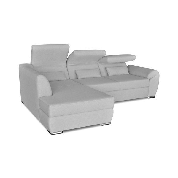 Epsilon világosszürke kinyitható sarokkanapé, bal oldali kivitel - Windsor & Co. Sofas-image-3