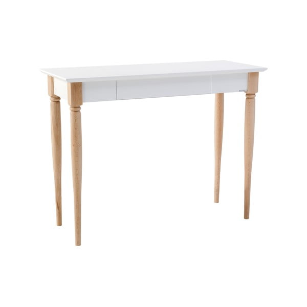 Mamo fehér íróasztal, szélesség 105 cm - Ragaba