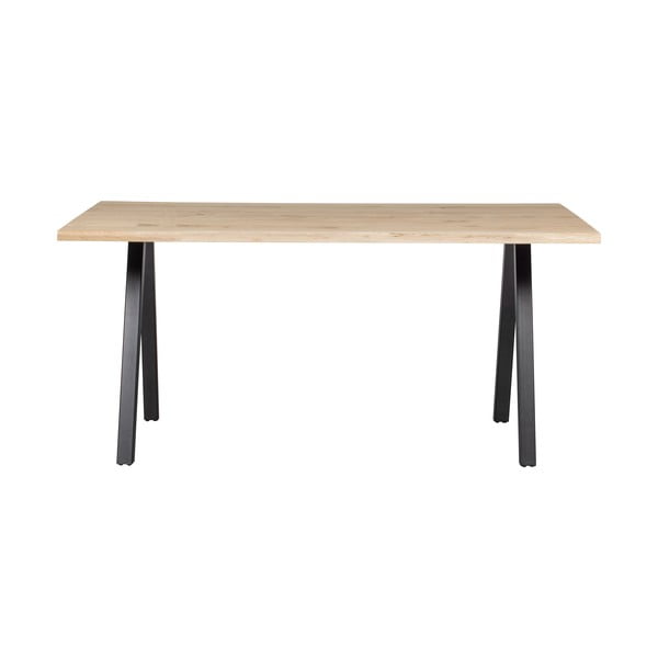 Tablo étkezőasztal tölgy asztallappal, 160 x 90 cm - WOOOD