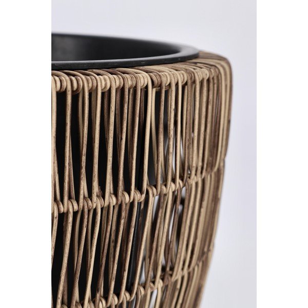 Műanyag-műrattan virágcserép készlet 3 db-os ø 44 cm Ayun – Bizzotto-image-3
