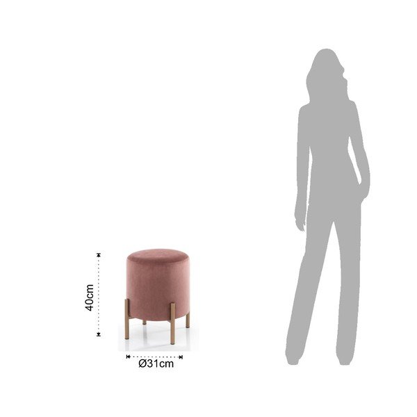 Ammy rózsaszín ülőke, ø 31 cm - Tomasucci-image-1