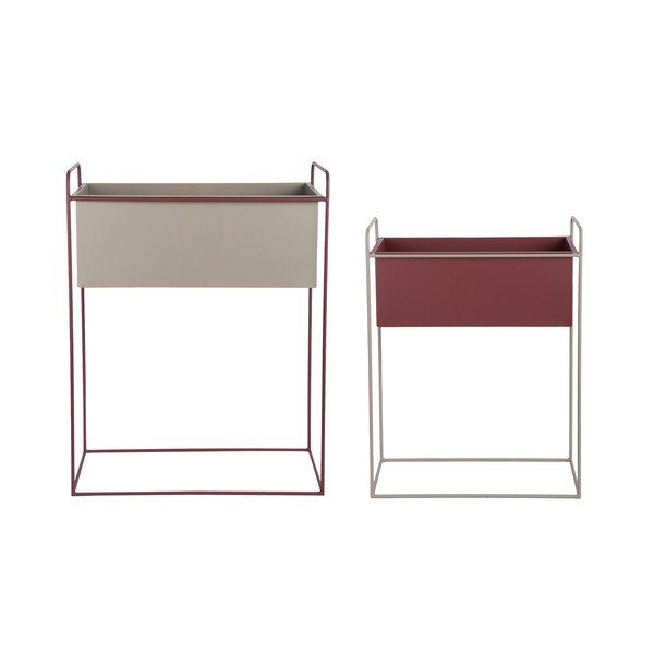 Fém virágtartó állvány szett 2 db-os (magasság 65 cm) Reina – PT LIVING-image-3