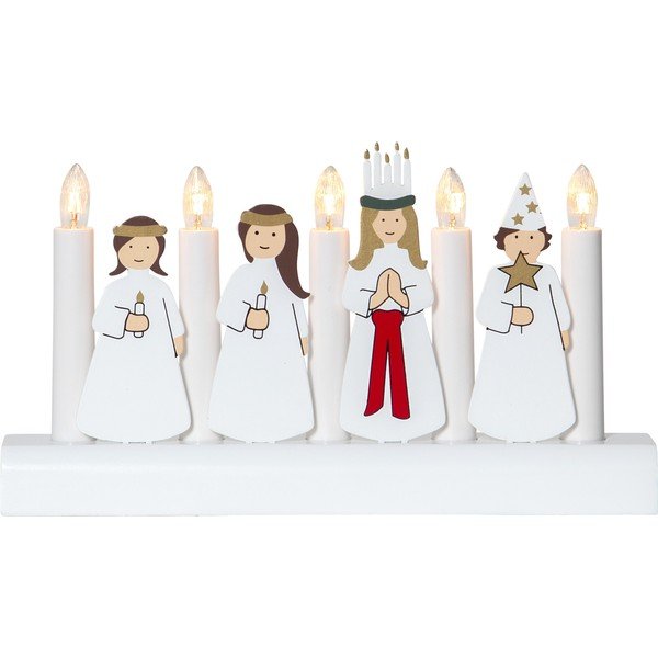 Konnektorhoz csatlakoztatható LED gyertyatartó (magasság 15 cm) Julia – Star Trading-image-2