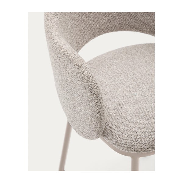 Elefántcsont színű bárszék (ülésmagasság 65 cm) Maina – Kave Home-image-3