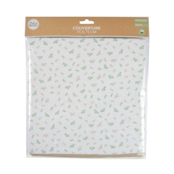 Fehér pamut gyerek takaró 75x75 cm Koala – Bébé Douceur-image-2