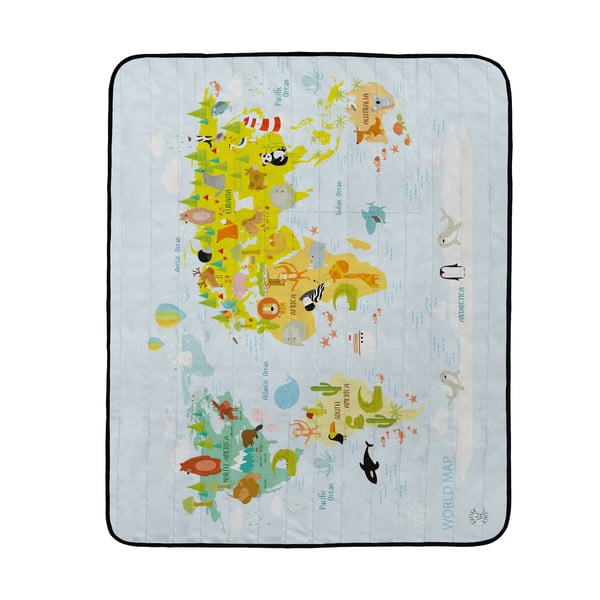 World Map piknik takaró, 180 x 145 cm - Butter Kings