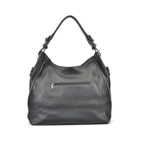 Iris fekete bőr kézitáska - Mangotti Bags-image-4
