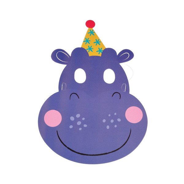 Party 6 db-os papírmaszk szett - Rex London-image-1