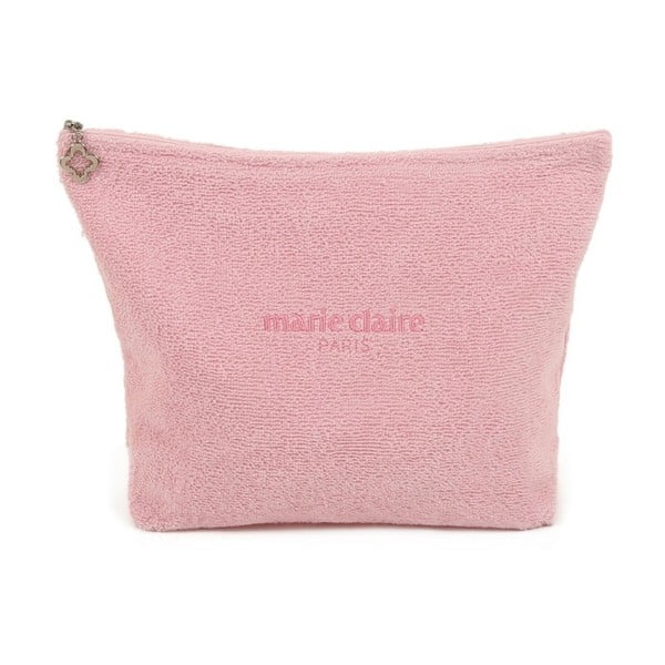 Marie Claire rózsaszín kozmetikai táska, hossz 22 cm