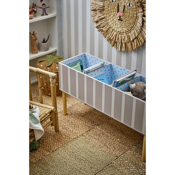 Bézs gyerek könyvespolc 90x50x30 cm Salam – Bloomingville Mini-image-1