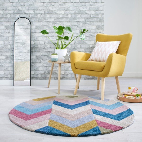 Chroma szőnyeg, ø 133 cm - Flair Rugs-image-4