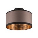 Fekete-barna mennyezeti lámpa ø 30 cm Davos – Reality