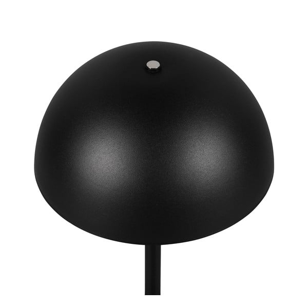 Matt fekete LED asztali lámpa fém búrával (magasság 21 cm) Munoz – Trio-image-3