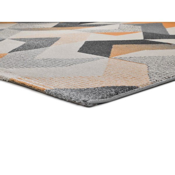 Gladys Abstract narancssárga-szürke szőnyeg, 160 x 230 cm - Universal-image-2