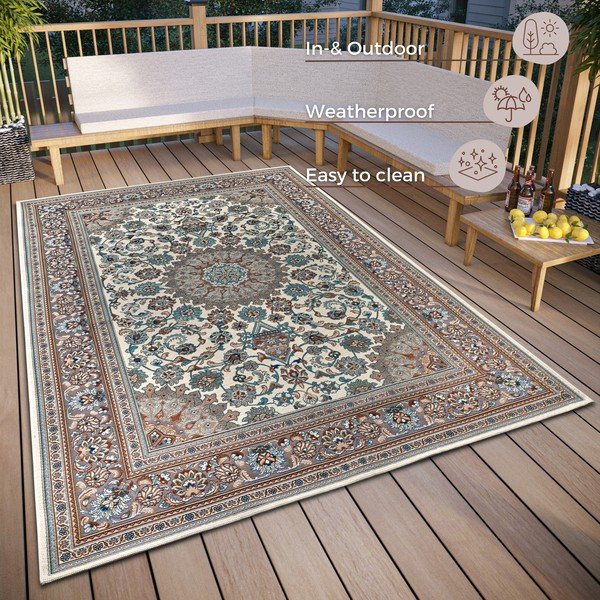 Világosbarna kültéri szőnyeg 80x165 cm Kadi – Hanse Home-image-4