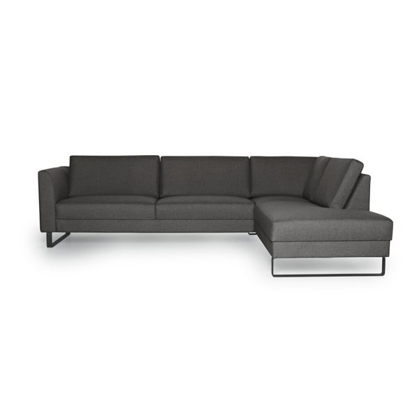 Geneve antraciszürke kanapé, jobb oldali kivitel - Scandic