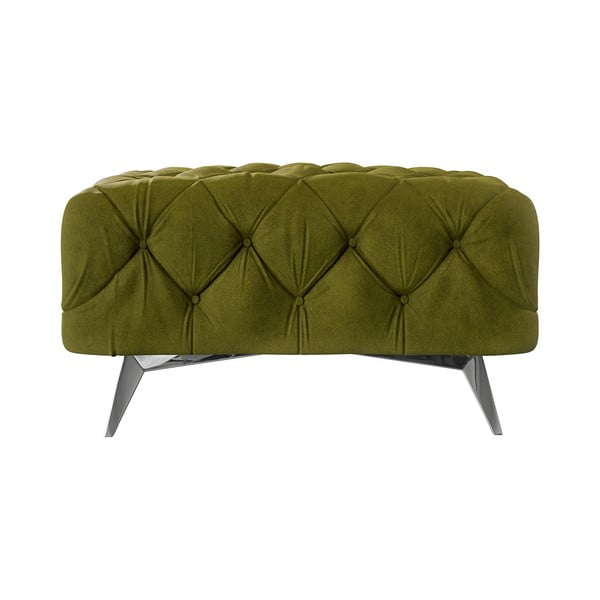 Zöld bársony lábtartó Chelsea – Ropez-image-2