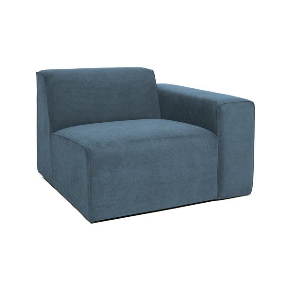 Kék kordbársony kanapé modul (jobb oldali) Sting – Scandic-image-1