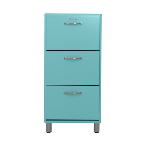 Türkiz cipőtartó billenő fiókokkal Malibu - Tenzo-image-1