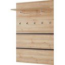 Natúr színű fogas panel bükkfa dekorral Lissabon – Germania