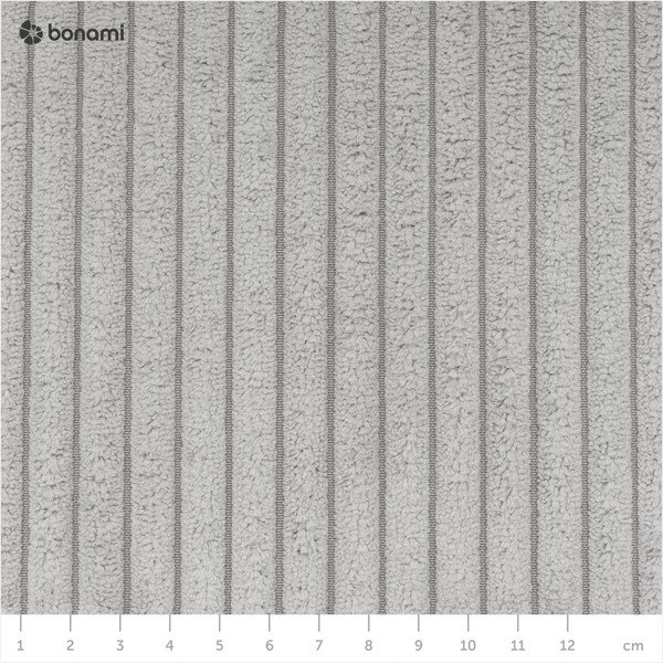 Világosszürke kordbársony kanapé modul (középső rész) Nihad modular – Bobochic Paris-image-4