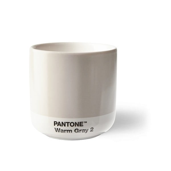 Világosszürke kerámia bögre 175 ml Cortado Warm Gray 2 – Pantone