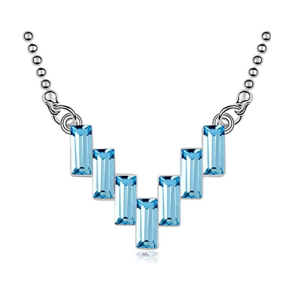 Iceland nyaklánc kék Swarovski kristályokkal - Swarovski Elements Crystals