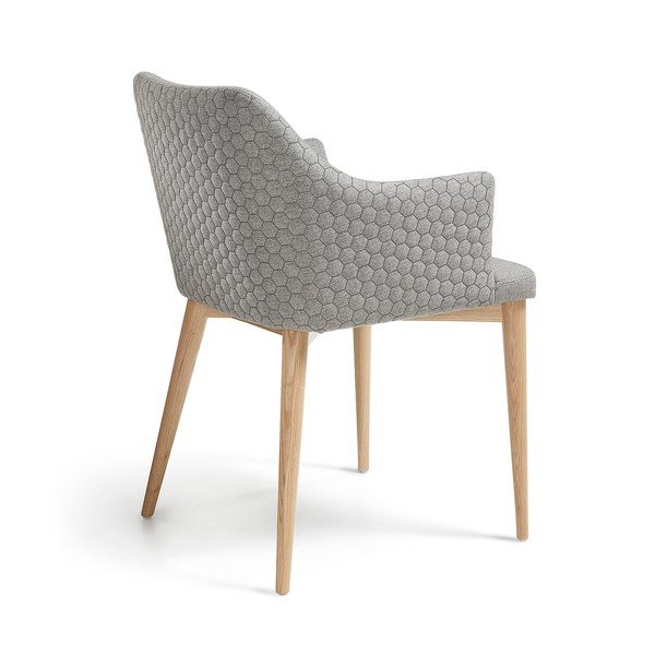 Danai világosszürke étkezőszék - Kave Home-image-2