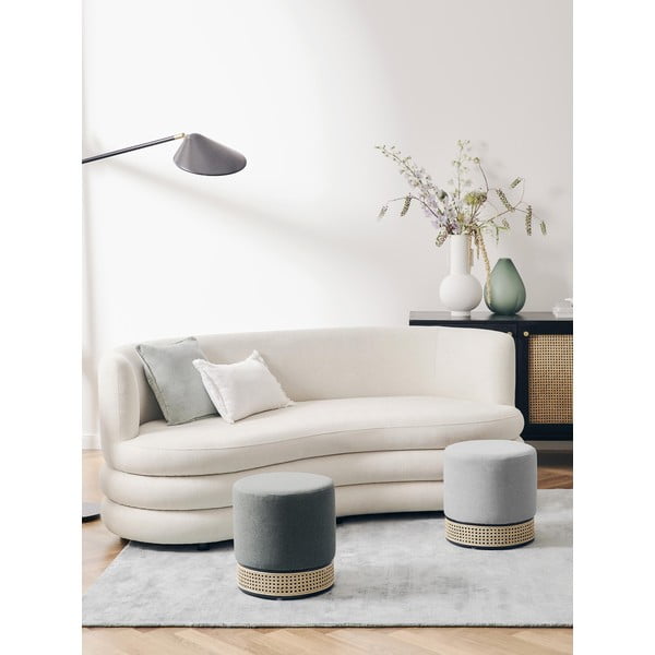 Mara sötétzöld puff - Westwing Collection -image-4
