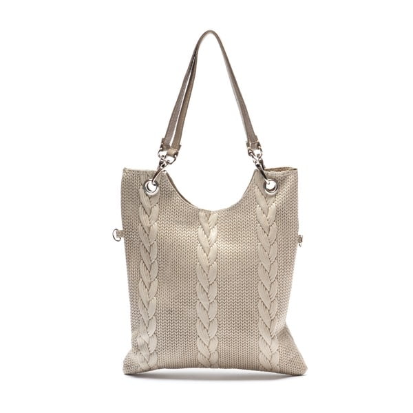 877 bézs bőr kézitáska - Mangotti-image-1