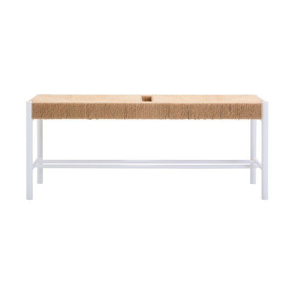 Natúr színű tömörfa pad Bandar – Premier Housewares-image-2