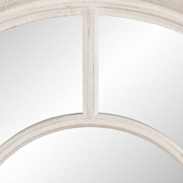 Fali tükör tömörfa kerettel ø 79 cm Paula – Ixia-image-1