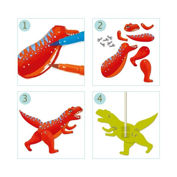 Dinoszauruszok bábuszett - Djeco-image-1