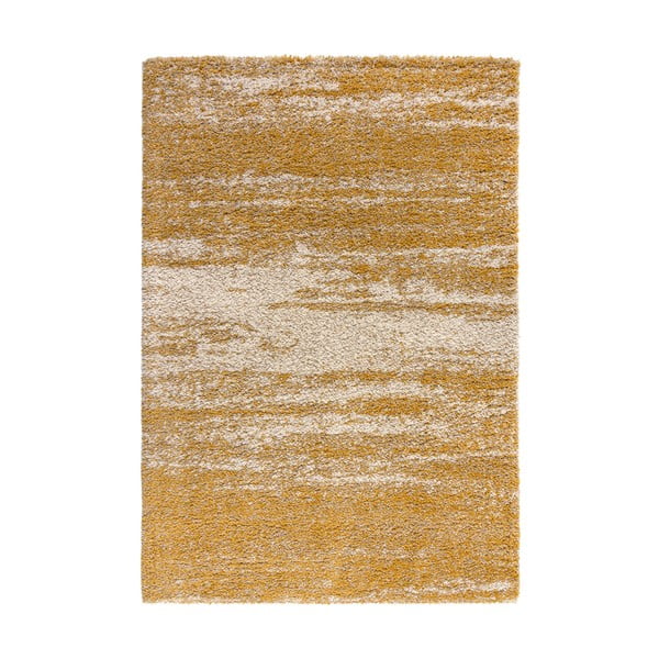 Reza szürke-sárga szőnyeg, 120 x 170 cm - Flair Rugs