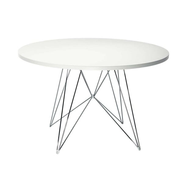 Bella fehér étkezőasztal, ø 120 cm - Magis