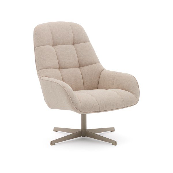 Bézs forgó fotel Jaspe – Kave Home