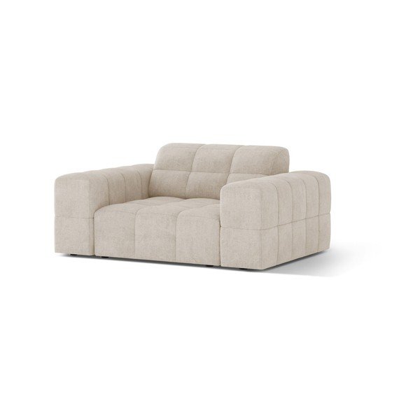 Krémszínű zsenília fotel Chicago – Cosmopolitan Design-image-1