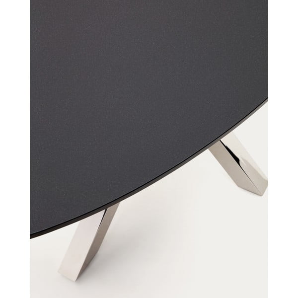 Étkezőasztal üveg asztallappal 100x200 cm Argo – Kave Home-image-3