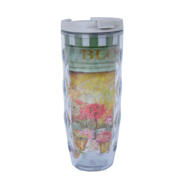 Blooms lila utazóbögre, 470 ml - Ego Dekor-image-2