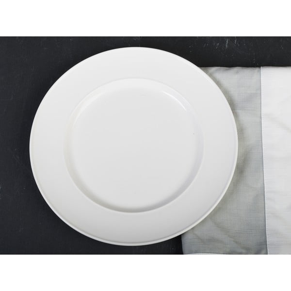 Ridget fehér porcelán tányér, ø 22 cm - Mikasa-image-1