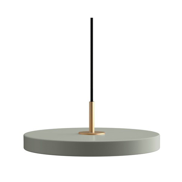 Zsályaszínű fém LED dimmelhető függőlámpa fém búrával ø 31 cm Asteria Plus – UMAGE